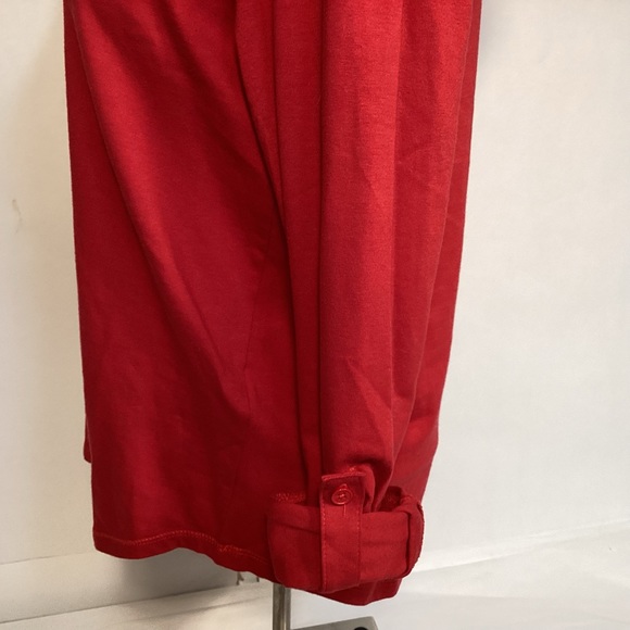 Tommy Hilfiger Sport Womens Hooded shirt size XS large logo tab sleeve - Picture 5 of 9